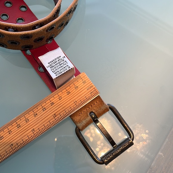 Woman’s belt, dolce $ Gabbana belt size 95 Brown vintage - Picture 5 of 5